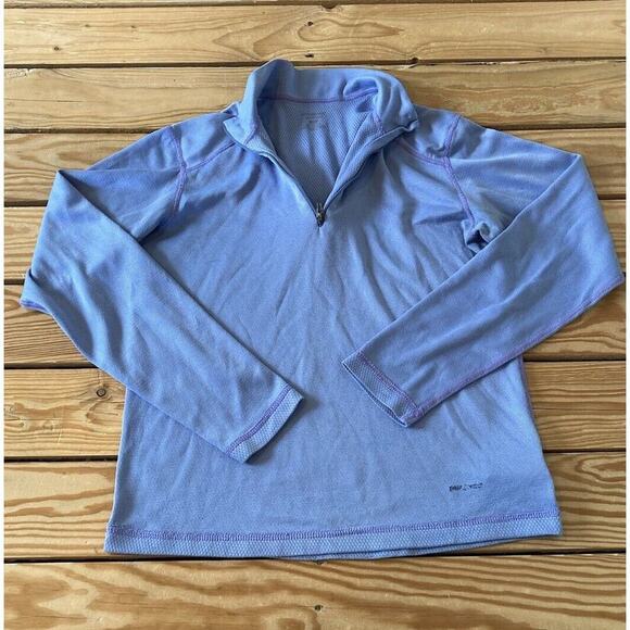 Patagonia Capilene 1/4 Zip Base Layer Top Size Small Women’s Purple Long Sleeve - Picture 1 of 8